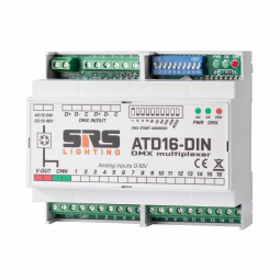 ATD16-DIN Analog 16ch 0-10V till DMX Converter