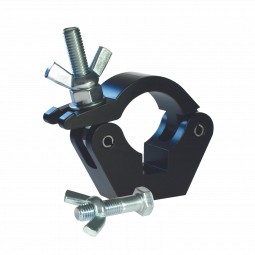 T58011 SLIMLINE HOOK CLAMP (M12 bolt &amp; wingnut) (black)