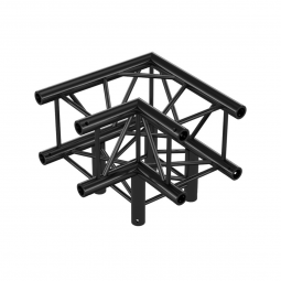 M290U Quatro QLU30KRS 3-vägs hörn 90° Svart