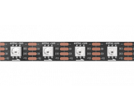 RGB 60 LEDS/METER BLACK PCB 12V 1-to-1 PIXEL TAPE - 5M REEL
