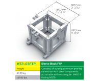 MT2-03FTP/RTO Sleeveblock för M400 /M520-Folding